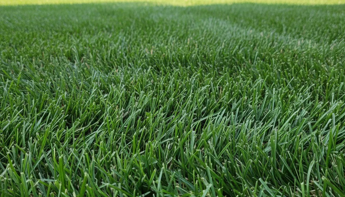 Close-up of freshly cut grass showing precision lawn mowing by Chop Chop Landscaping in Columbus, OH