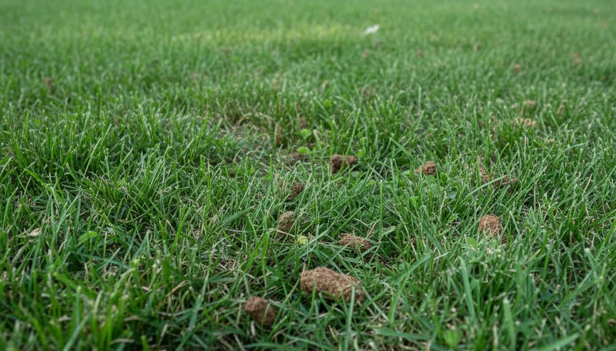 Post‑aeration lawn recovery with thicker green grass after aeration service in Columbus, OH